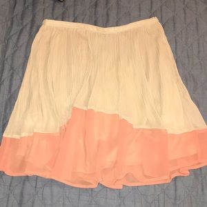 LC gold/blush skirt